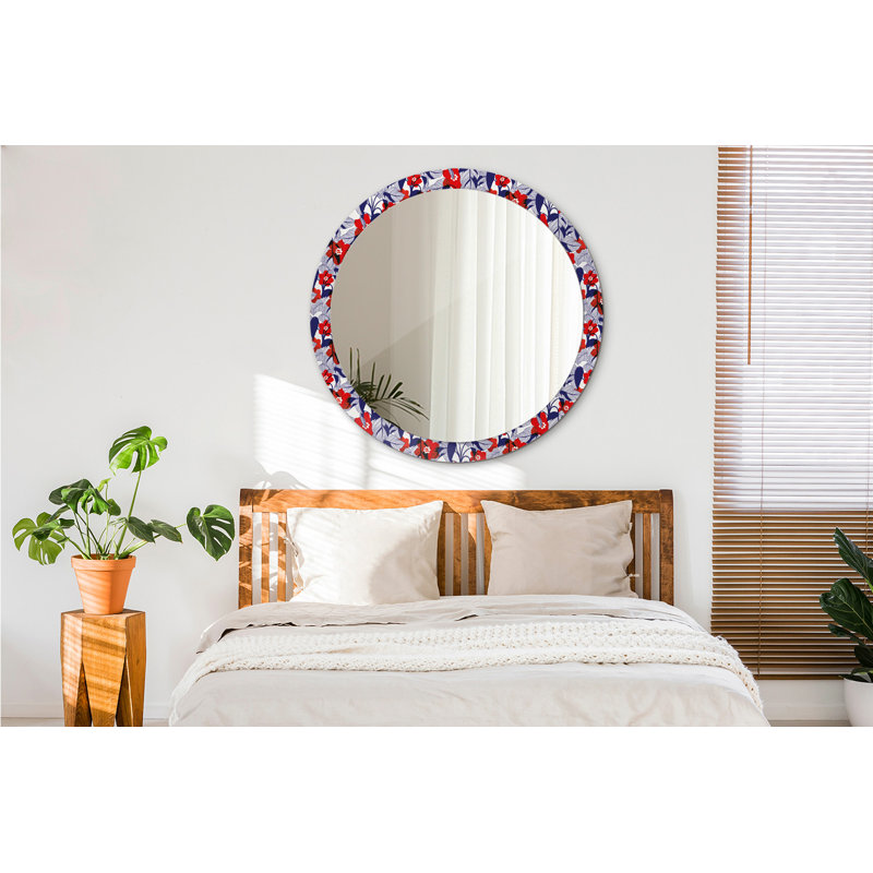 Huldar Glass Flat Wall Mirror
