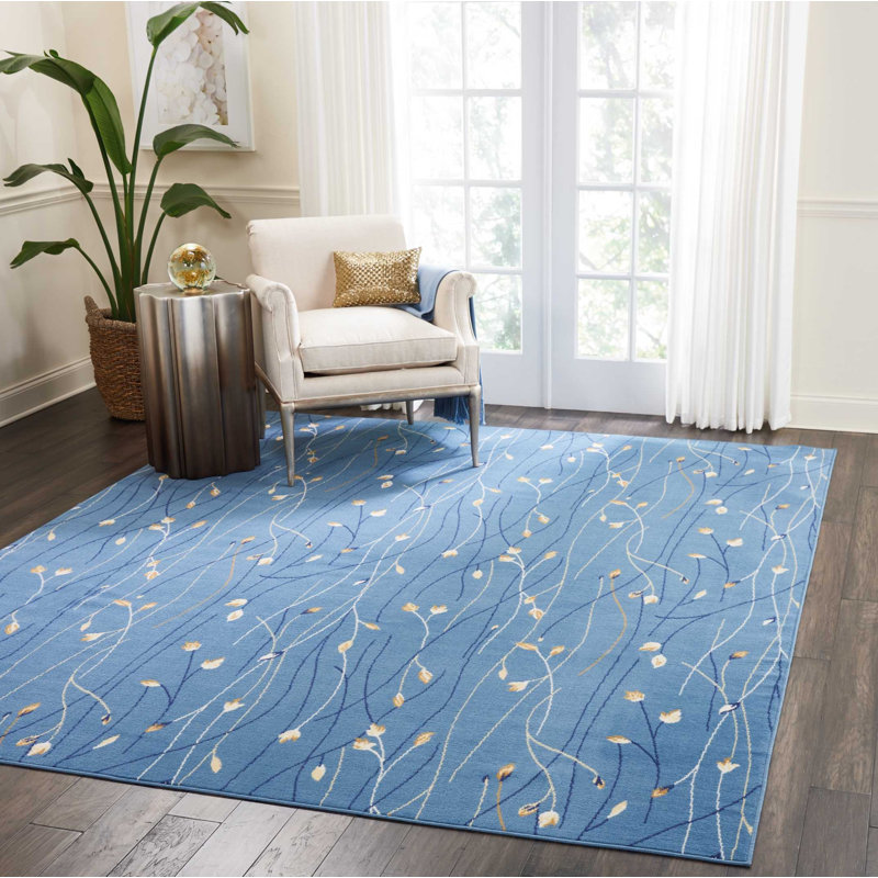 Floral Area Rug, Rectangle 183 x 274cm