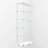 Tempered glass display cabinet,liquorcabinet,storagecabinet,filecabinet,with paipai lights,with locks,bottom equipped with adjustable feet,suitable for uneven,living room bedroom,corridor,office,white-1479653719