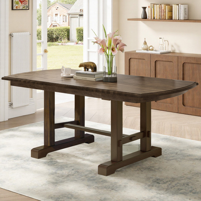 Extendable Dining Table, Brown