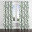 Rideaux abstraits pour chambre à coucher - Rideau moderne à œillets brise sauge - 1 panneau-959446427-959446426