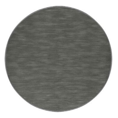 Machine Washable Solid Brown Area Rug