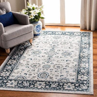 Tapis bleu Delmer
