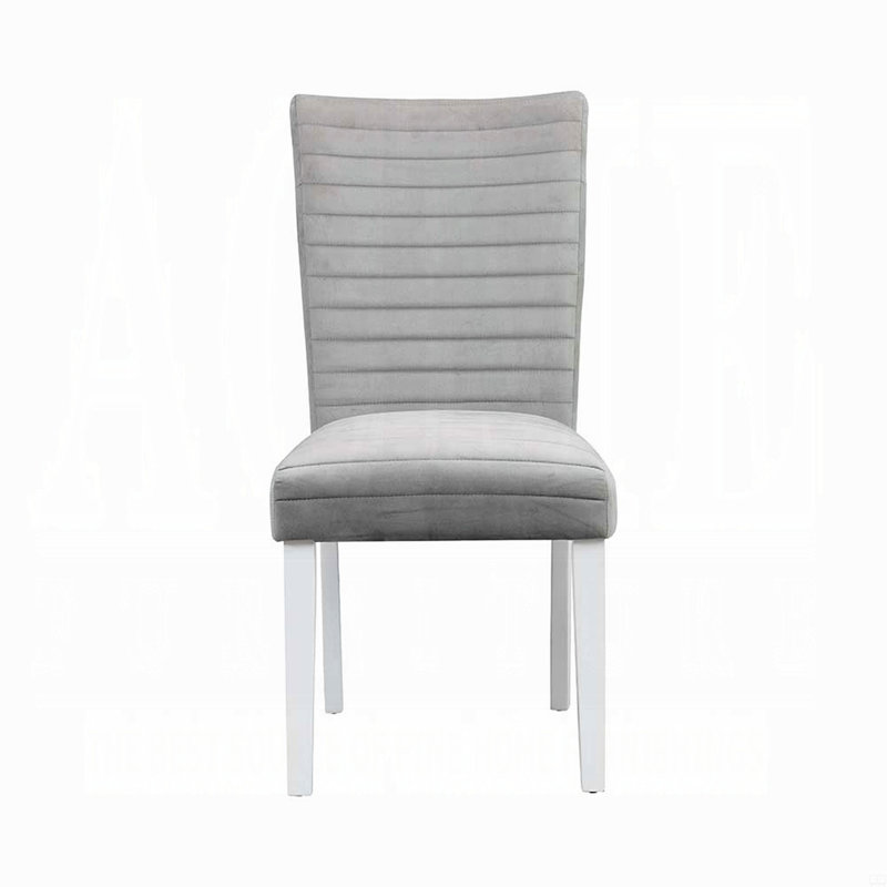 Ensemble de 2 chaises capitonnées à dossier