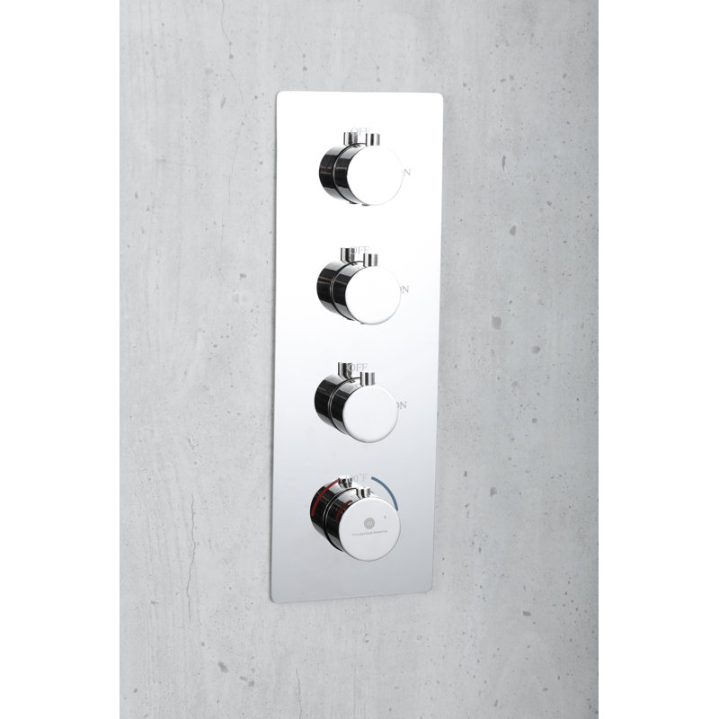 All-In-One Kit with Rough in-Valve, Chrome