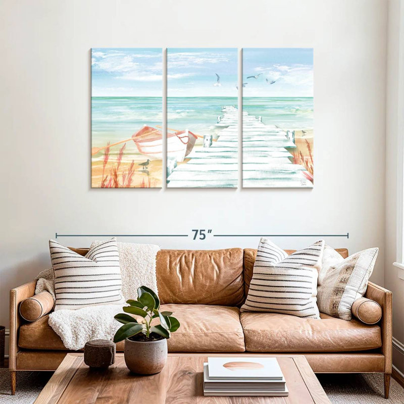 Aletra Summer Ocean Breeze I, 14" H x 23" W