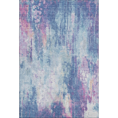 Premium Machine Washable Marasco AMF1640 Abstract Rug