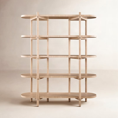 Crissy Wide Etagere Bookcase