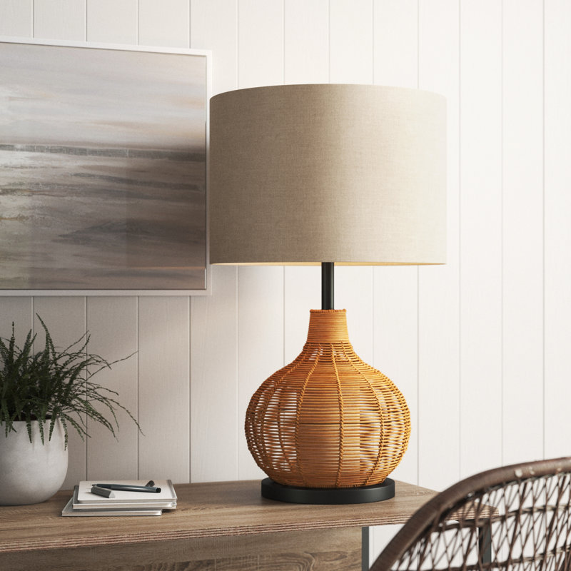 Lampe de table 28,5 po noire / naturelle Tuckernuck