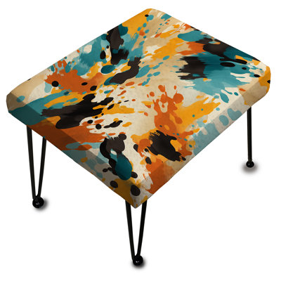 Ardoin - Animal Print Rectangle Ottoman