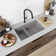 Pietra Stylish Waterton Composite Dual Mount 30” Double-bowl Workstation Kitchen Sink
