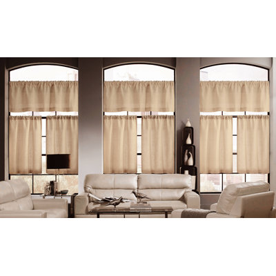 Hardman Linen Tailored Kitchen Curtain