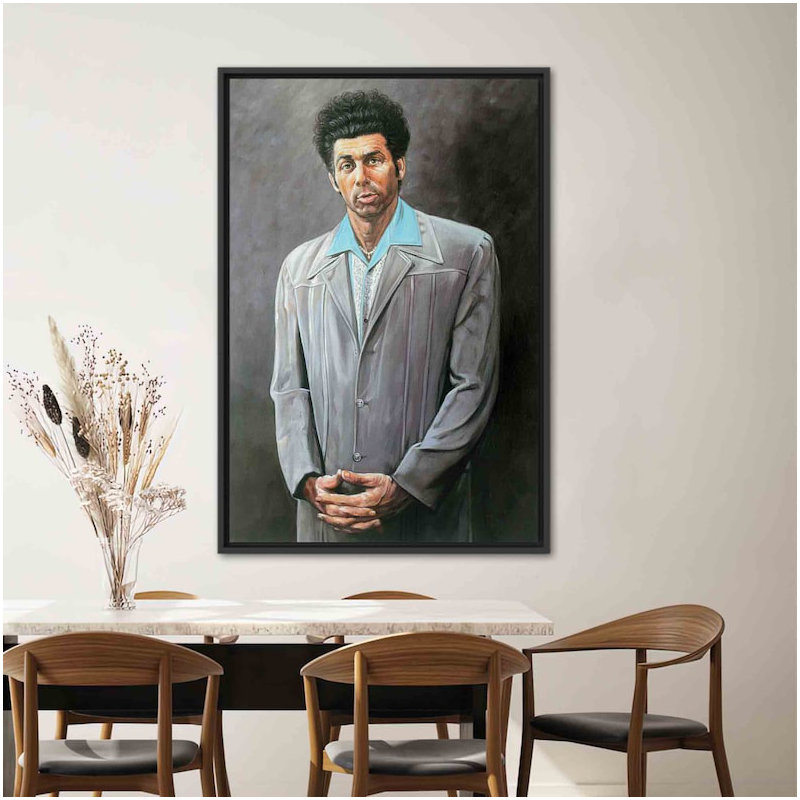 Print on Canvas, Framed Print without Mat, 30 cm H x 20 cm W, Black