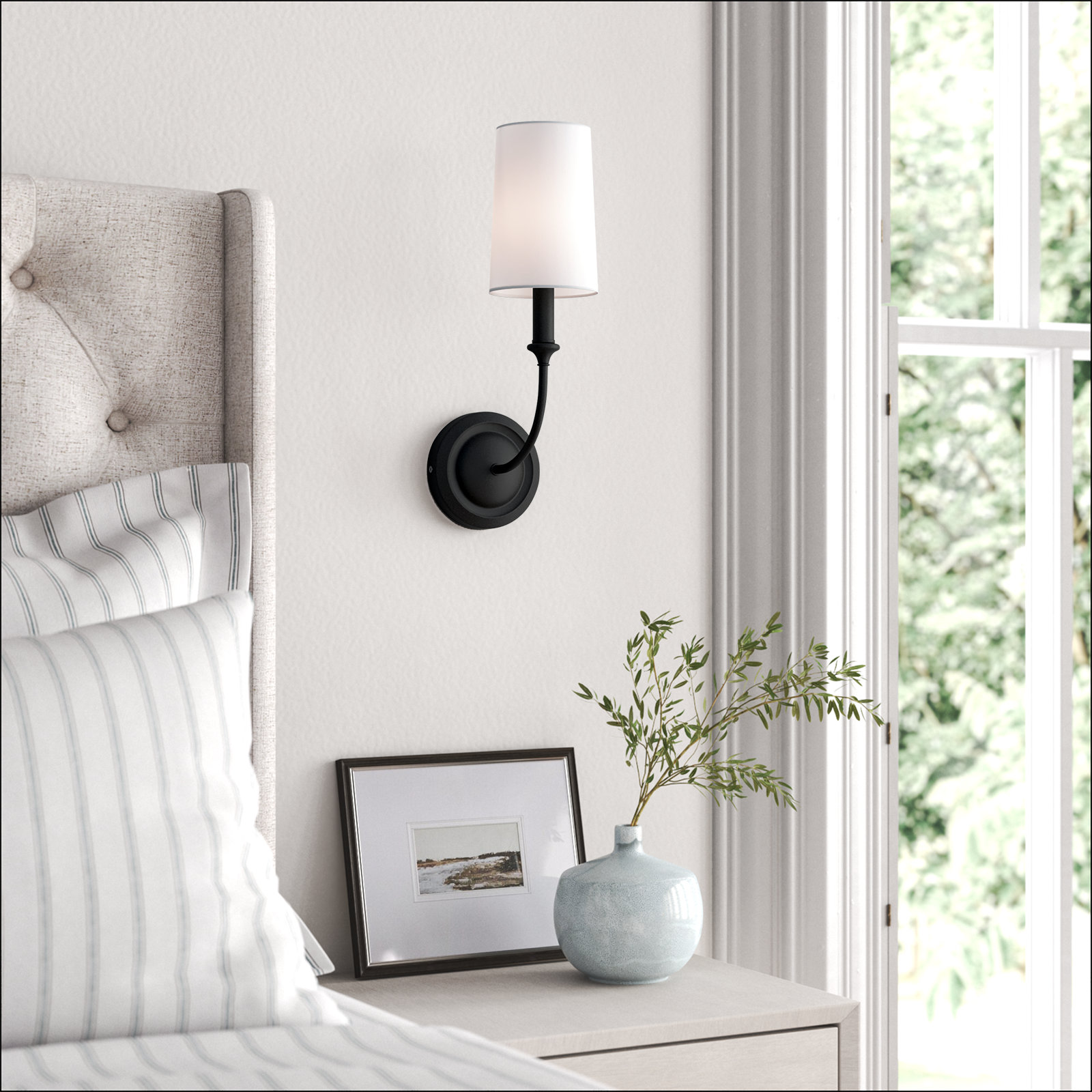 Anni Single Light Dimmable Armed Sconce