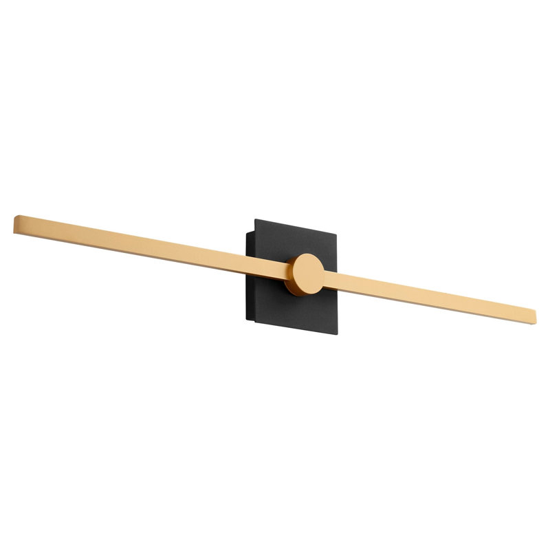 ALARUM 8LT DEL VNTY, Noir mat / laiton antique