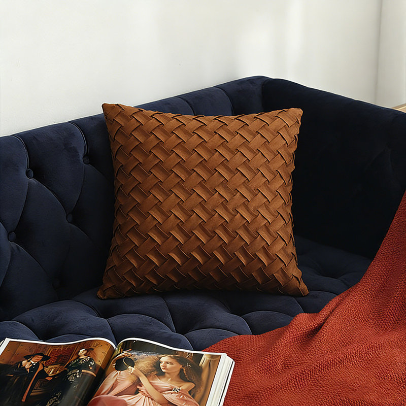 1 Pack Boho Decorative Throw Pillow Cover (18X18) – Brown Pattern Accent Cushion For Couch And Bed, Brown