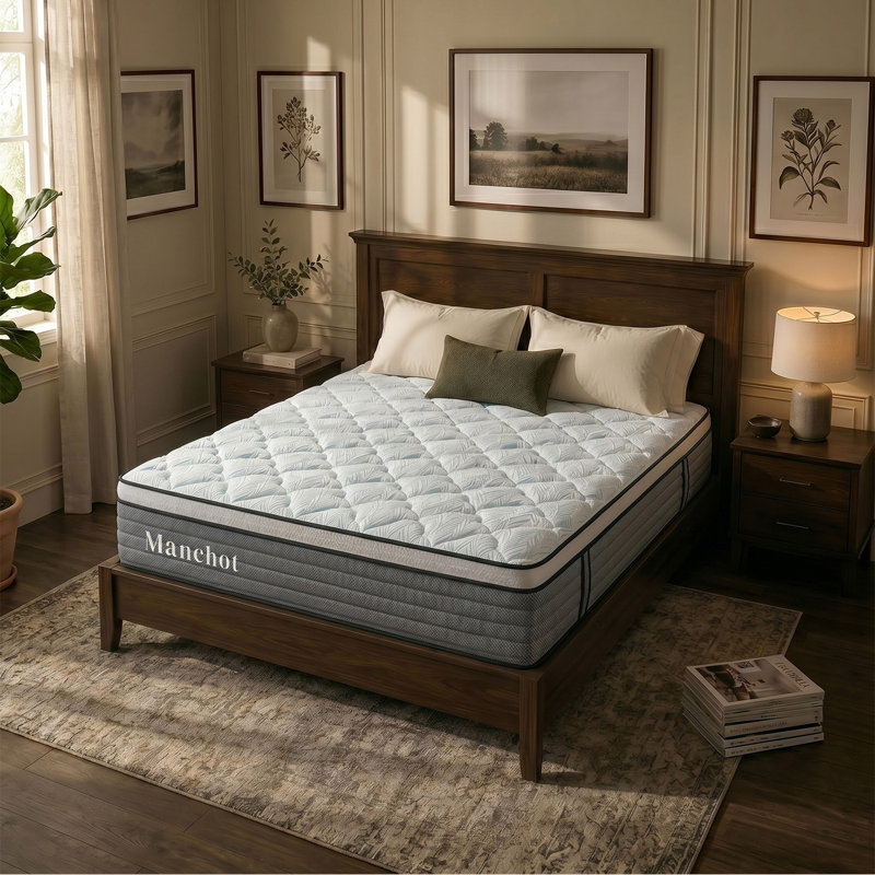 Matelas hybride Manchot Signature 14'' Queen, ferme, support central renforcé, 14", Grand lit