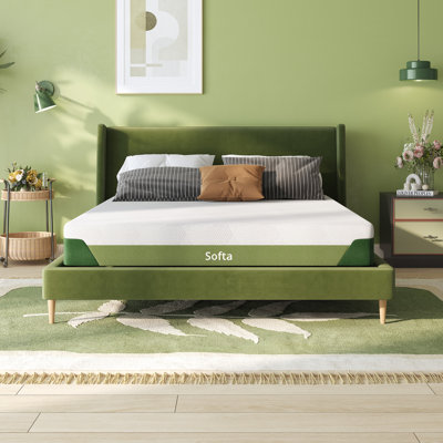 Cooling Gel Memory Foam Mattress with Bamboo Cover – Fiberglass-Free, Medium Firm, CertiPUR-US Certified