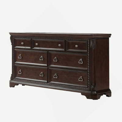 Commode 7 tiroirs en acajou