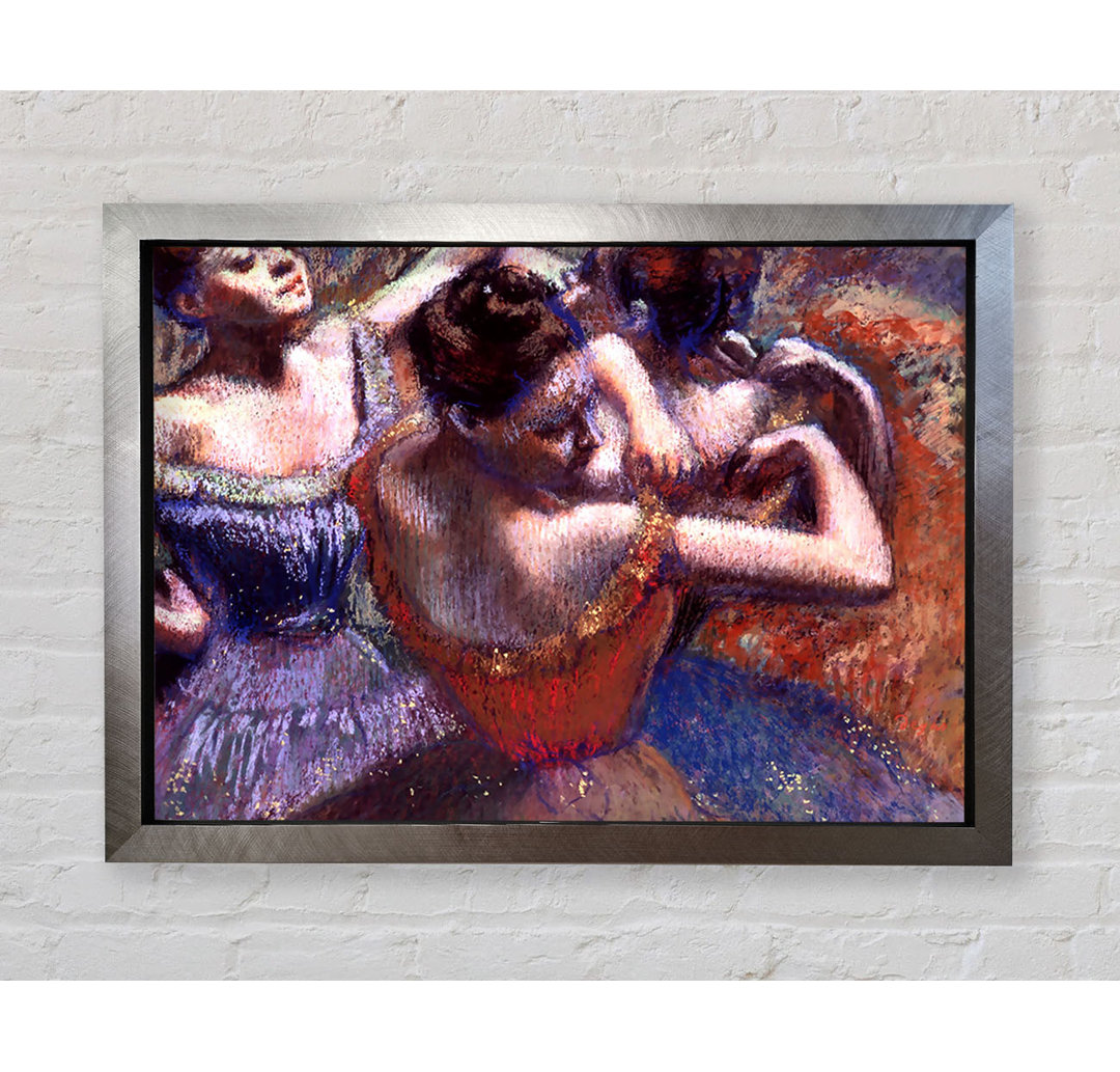 Gerahmtes Leinwandbild Degas Dancers Framed Print