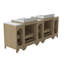 Armoire de meuble-lavabo double 84 po x P 22 po x H 34 po-1241095033