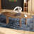 Brown Free Form Solid Wood desk-1911176326