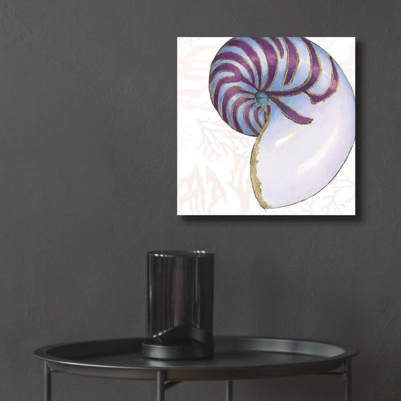  «Shimmering Shells 6» par James Wiens, art mural en verre acrylique, H 12 po x l 12 po x P 0,13 po