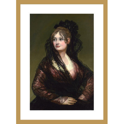 Dona Isabel de Porcel by Francisco de Goya - Giclee Framed Print