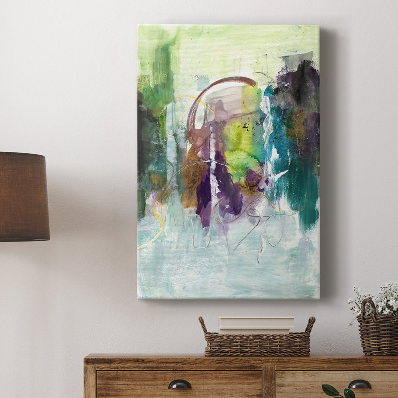«Moving On I» - galerie sur mesure Cavas, H 18 po x l 12 po