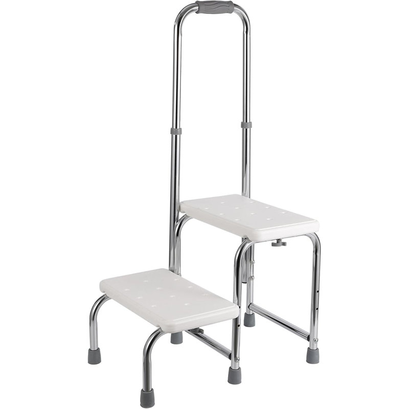 Marchepied et plateforme antidérapante, capacité de charge de 450 lb, marchepied réglable pour adultes, personnes âgées, repose-pieds de chevet, cuisine