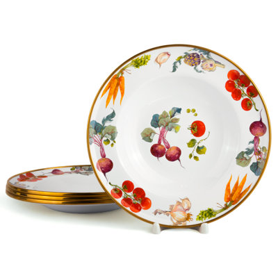 Italian Garden 8.7'' Dinner Plate , Set of 4