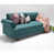 100 % polyester turquoise est en rupture de stock