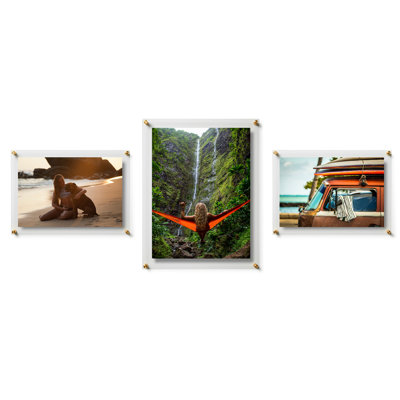 Double Panel "Triplo" Frames, 3 Pieces