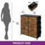8-Drawer 86Cm W Chest Of Drawers with Side Pockets-1753949619