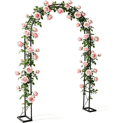 Garden Arch Trellis for Climbing Plants Archway Frame Stand Gate Wedding Decoration