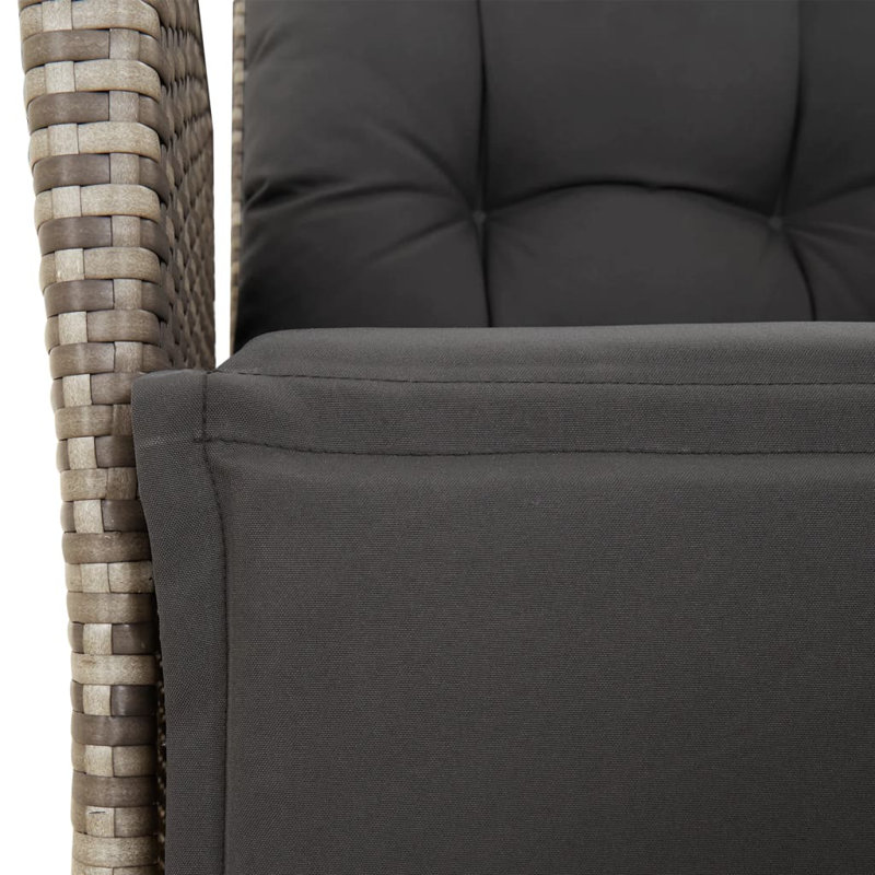 Ensemble repas avec coussins Hokku Designs, Gris, Gris, 6