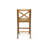 Wood , Of 2, Water- Cushions, 46.22" H, Outdoor Use 2Pcs - Strong Cross Back Configuration, Seating, High, Assembly Required-1546675045