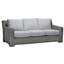 Rustic 81.25" Wide Outdoor Wicker Patio Sofa with Cushions-1895019595-1990212277-1990219243