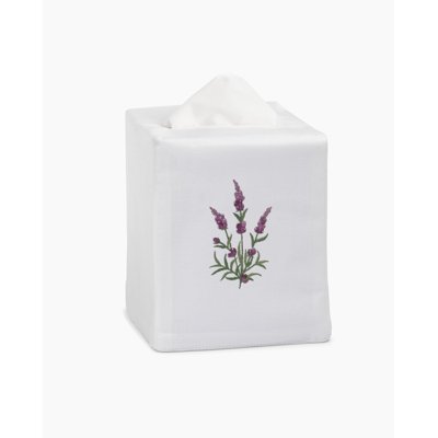 Lavender Botanical Tissue Box Cover
