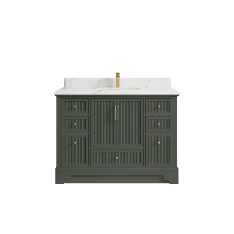 Ensemble de meuble-lavabo simple 48 po avec plateau Alys