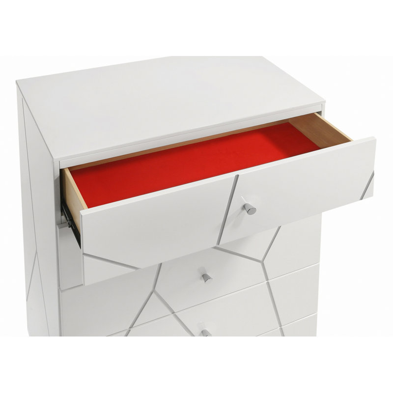 Chest With Spacious Drawers For Storage, Bedroom Storage Chest For Organized
