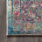 Lathan Bohemian FLAIR Boho Vintage Medallion Navy/Cream Rug-1035671766