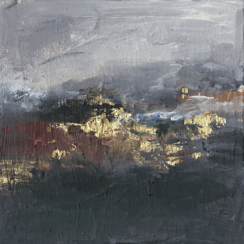 Montagnes dans la brume II, H 20 po x l 20 po