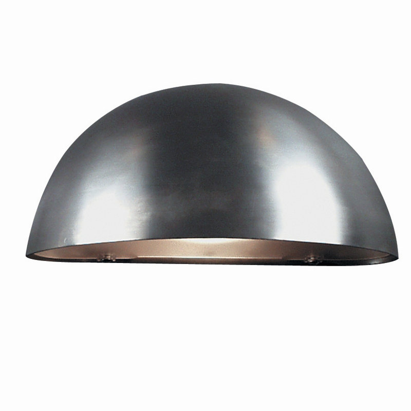 Scorpius Outdoor Bulkhead Light, 14cm H x 27cm W x 14.5cm D, Zinc plated steel