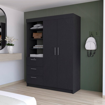 Armoire 3 tiroirs Wenge