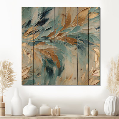 Rosston - Panneaux de décoration murale en bois marbré