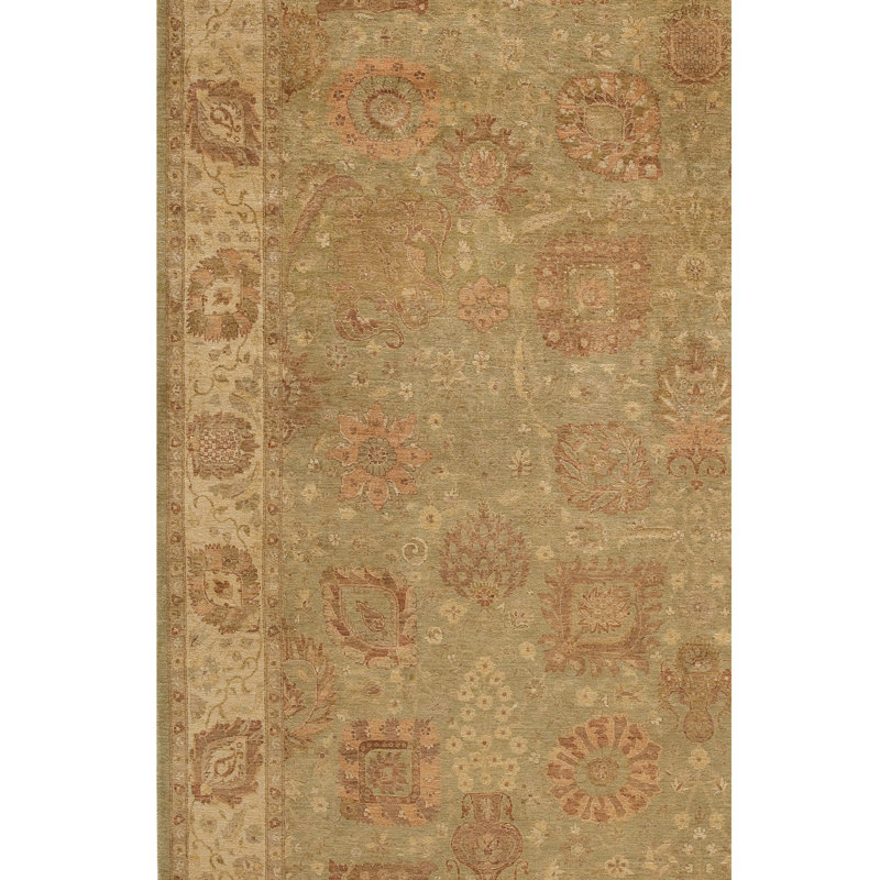 Wool Oriental Area Rug, Rectangle 12' x 24'
