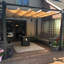 12 pi. L 10 pi. Pergola en métal avec auvent-56215088