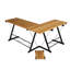 L-Shaped Metal Base Writing Desk-1510169494