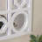 29.5" Framed Geometric Openwork Rectangular Wall Mirror-1861300992